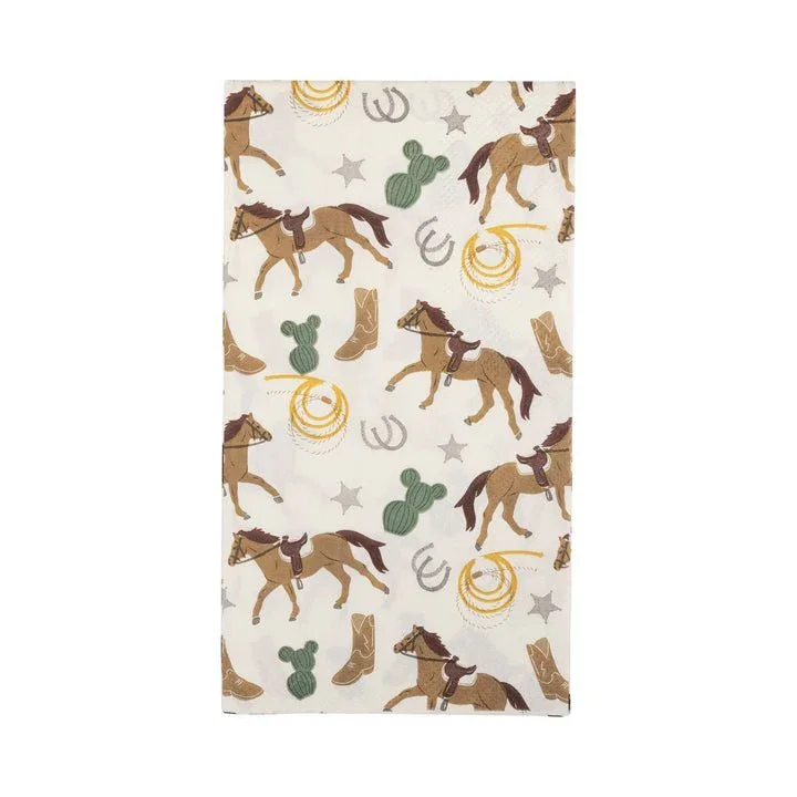Howdy Scatter Paper Dinner Napkins | 24 ct