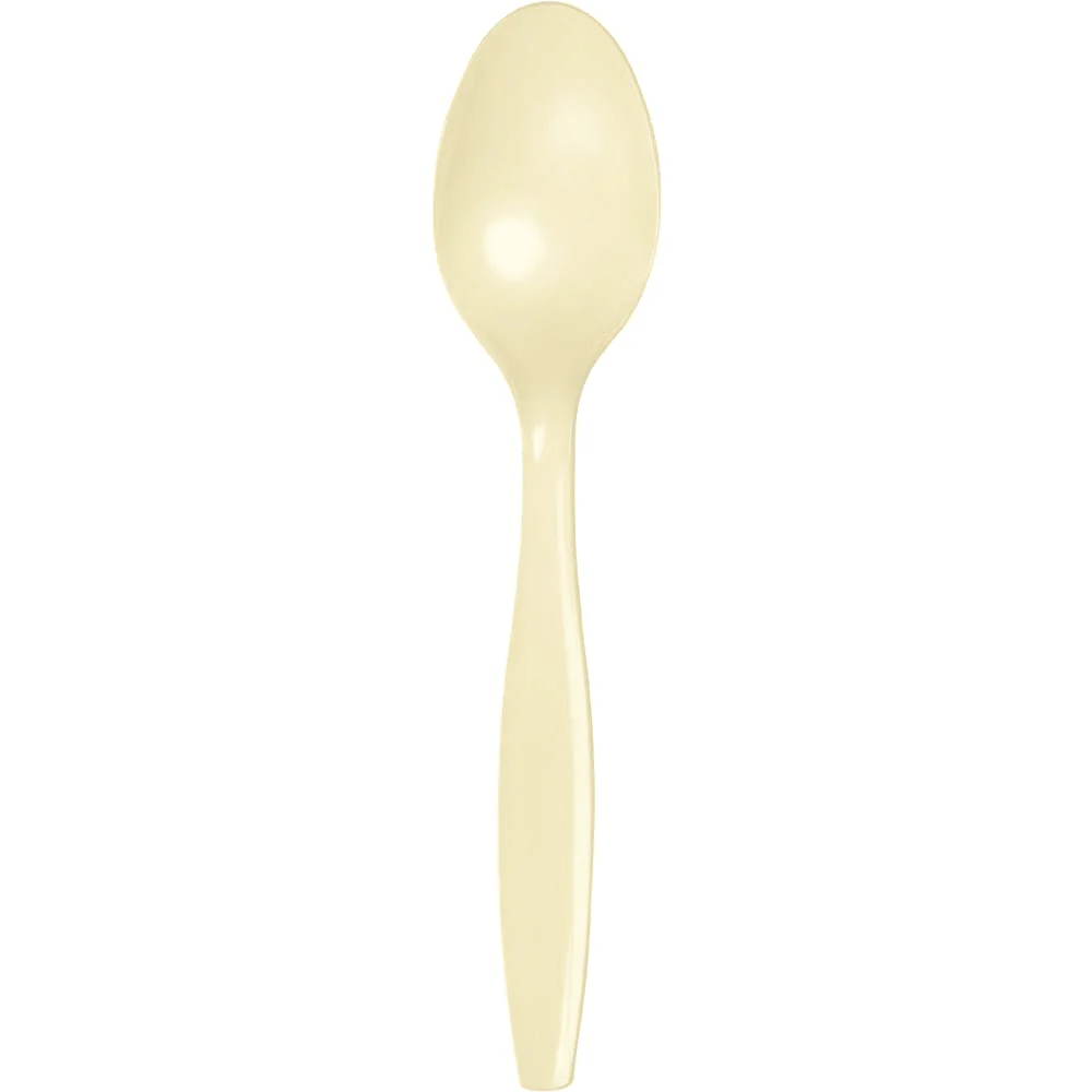 Ivory Premium Plastic Spoons 24 | ct