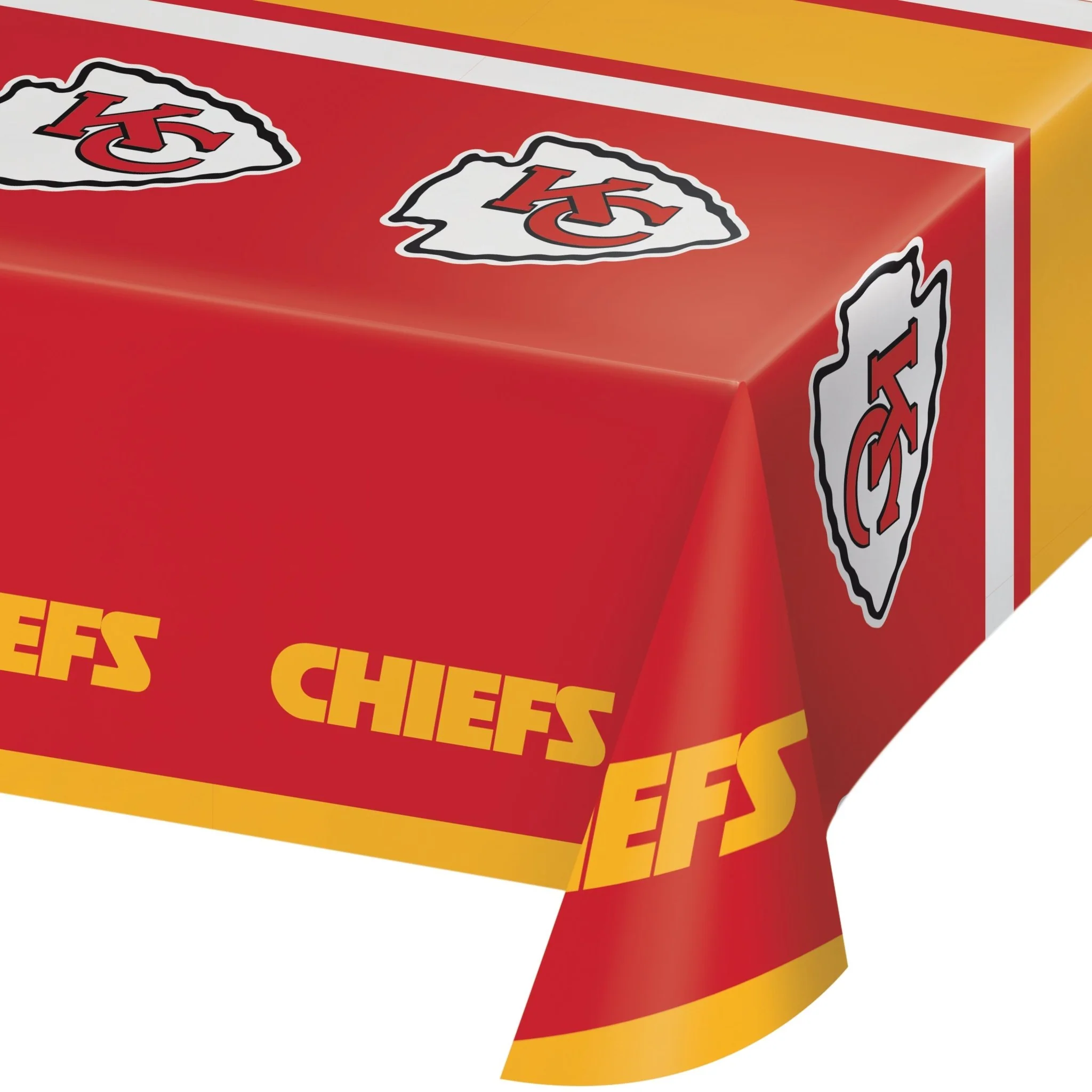 Kansas City Chiefs Plastic Table Cover 54" x 102" | 1 ct