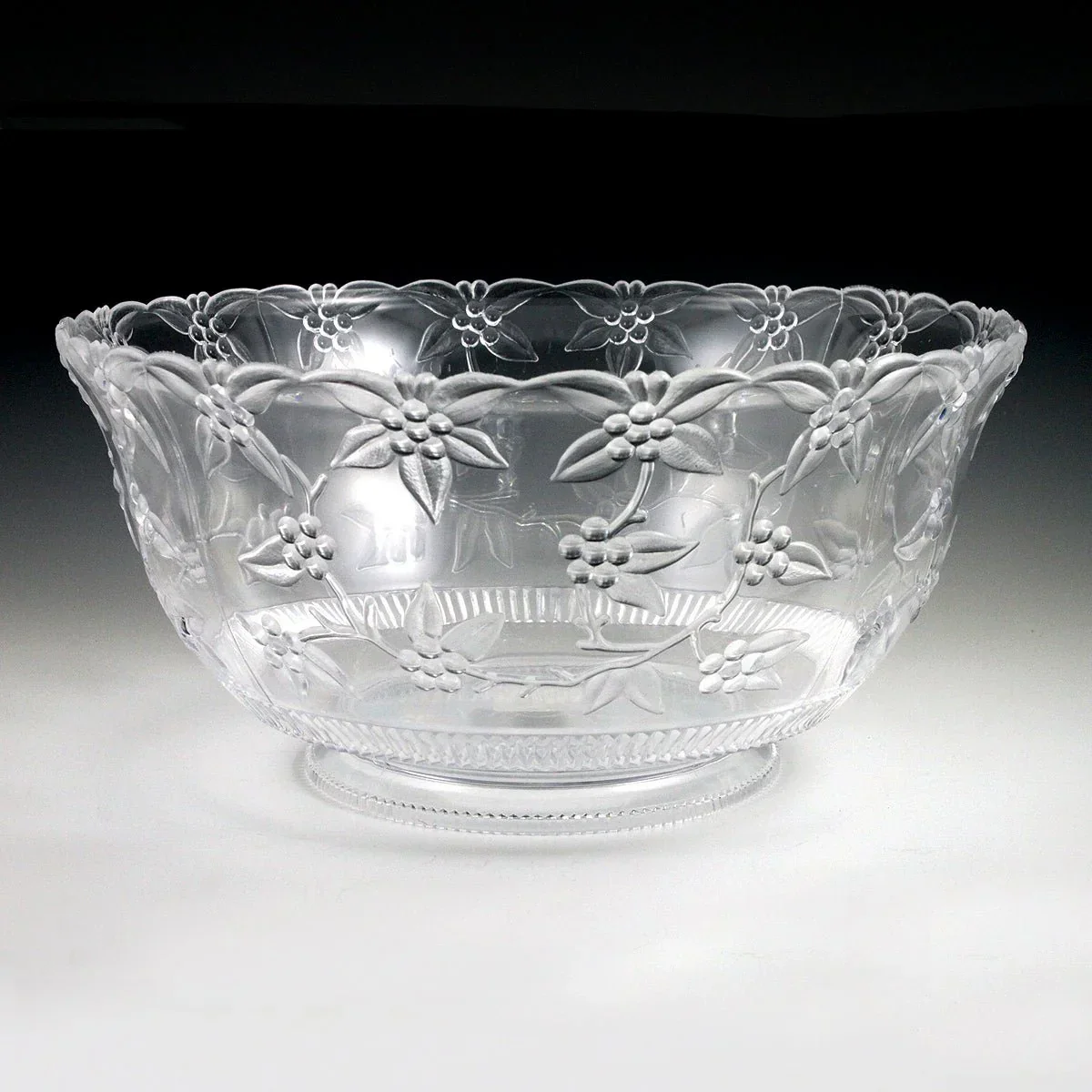 Crystalware Large Punch Bowl 8 or 12 qt | 1 ct