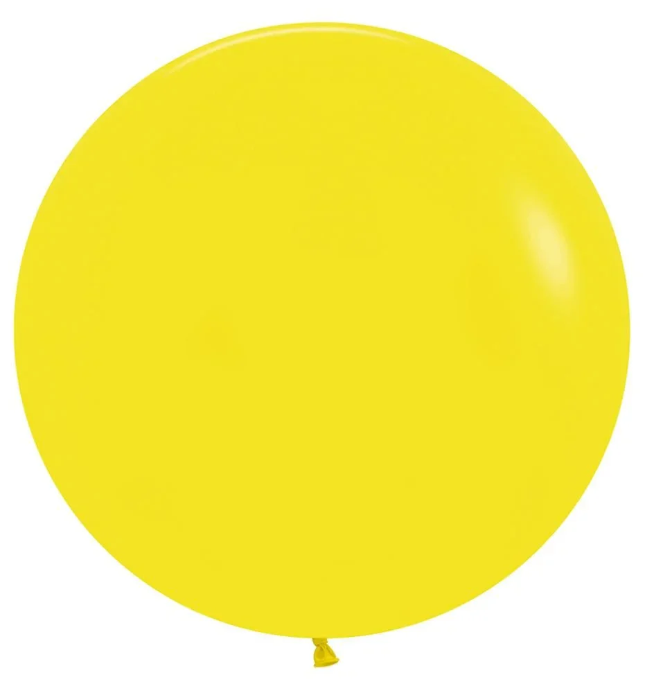 24" Sempertex Latex Balloon Pack, Yellow | 10 ct