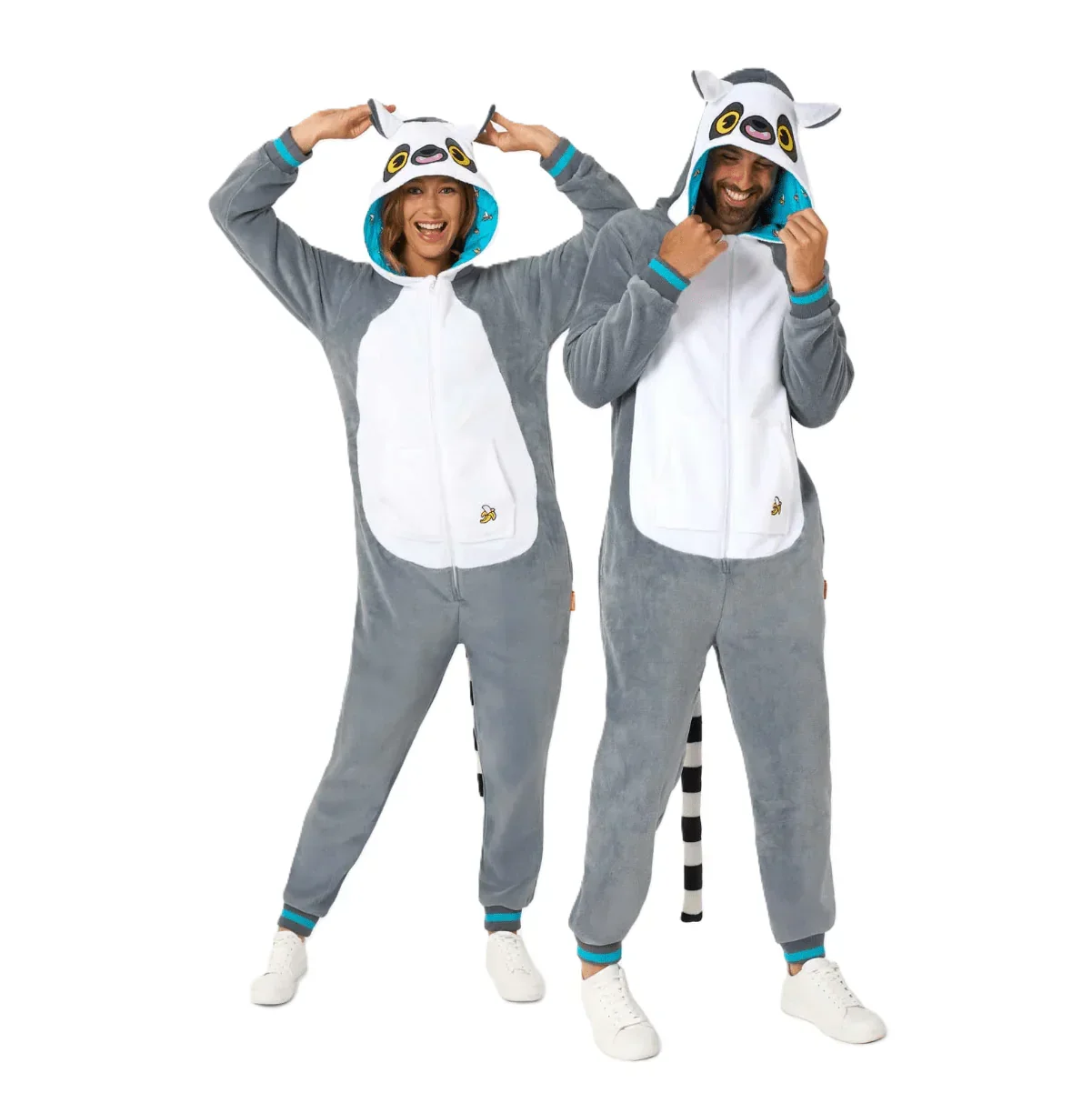 OppoSuits Lemur Onesie Adult | 1ct