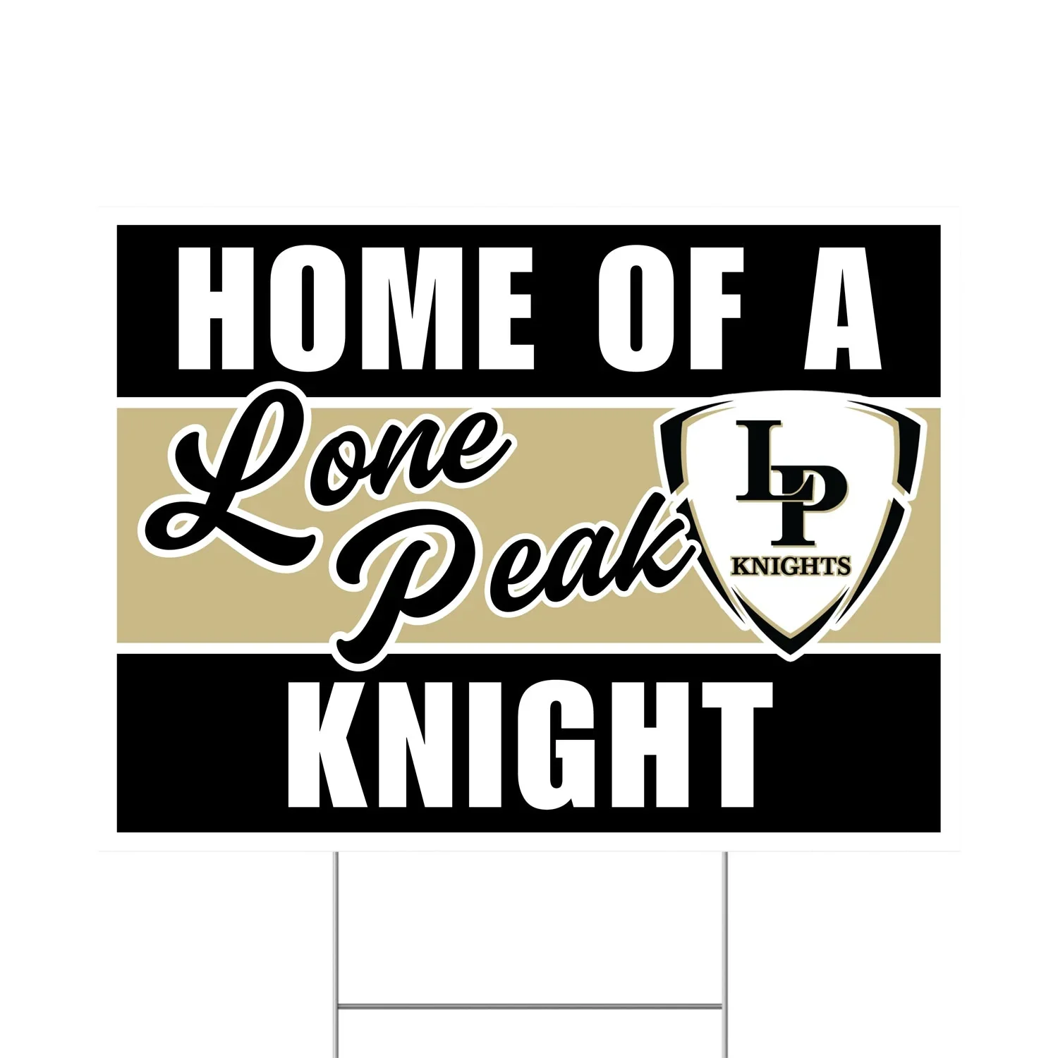 Lone Peak High School Spirit Yard Sign 24" x 18" | 1 ct
