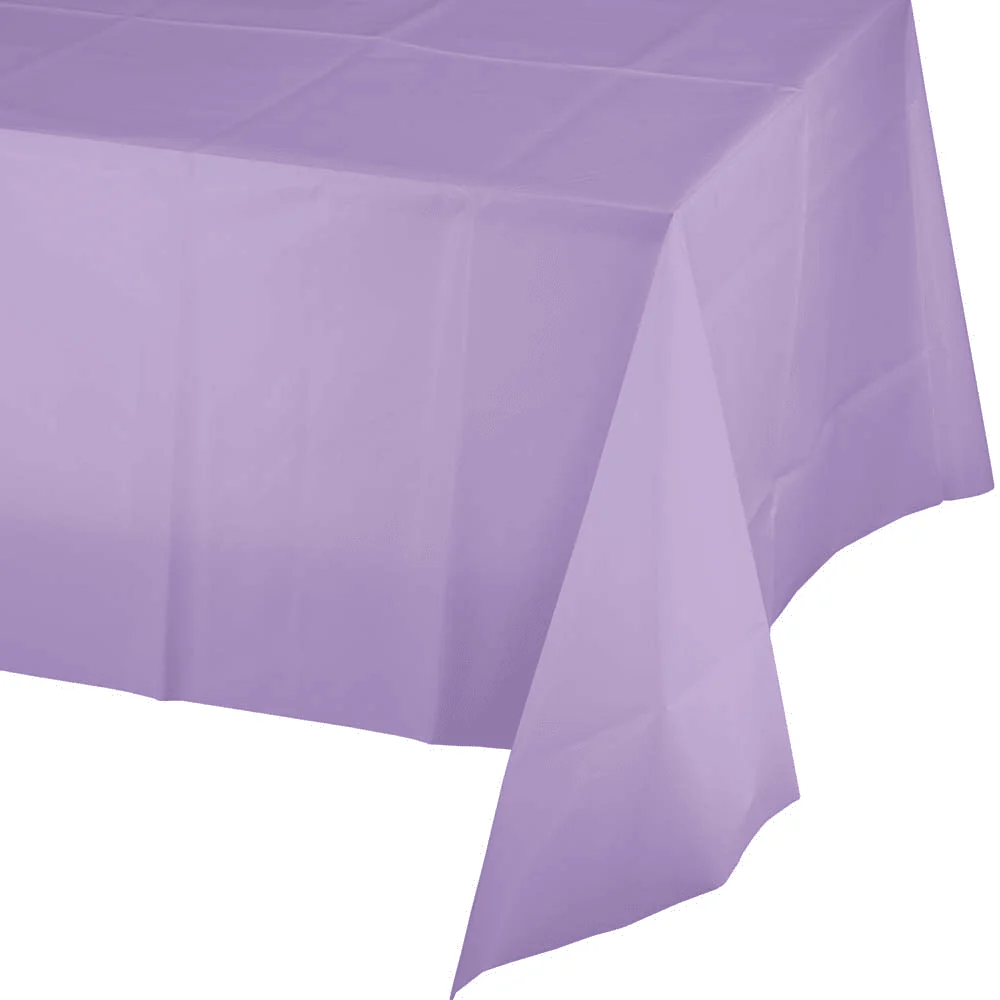 Luscious Lavender Plastic Tablecover 54x108 | 1ct
