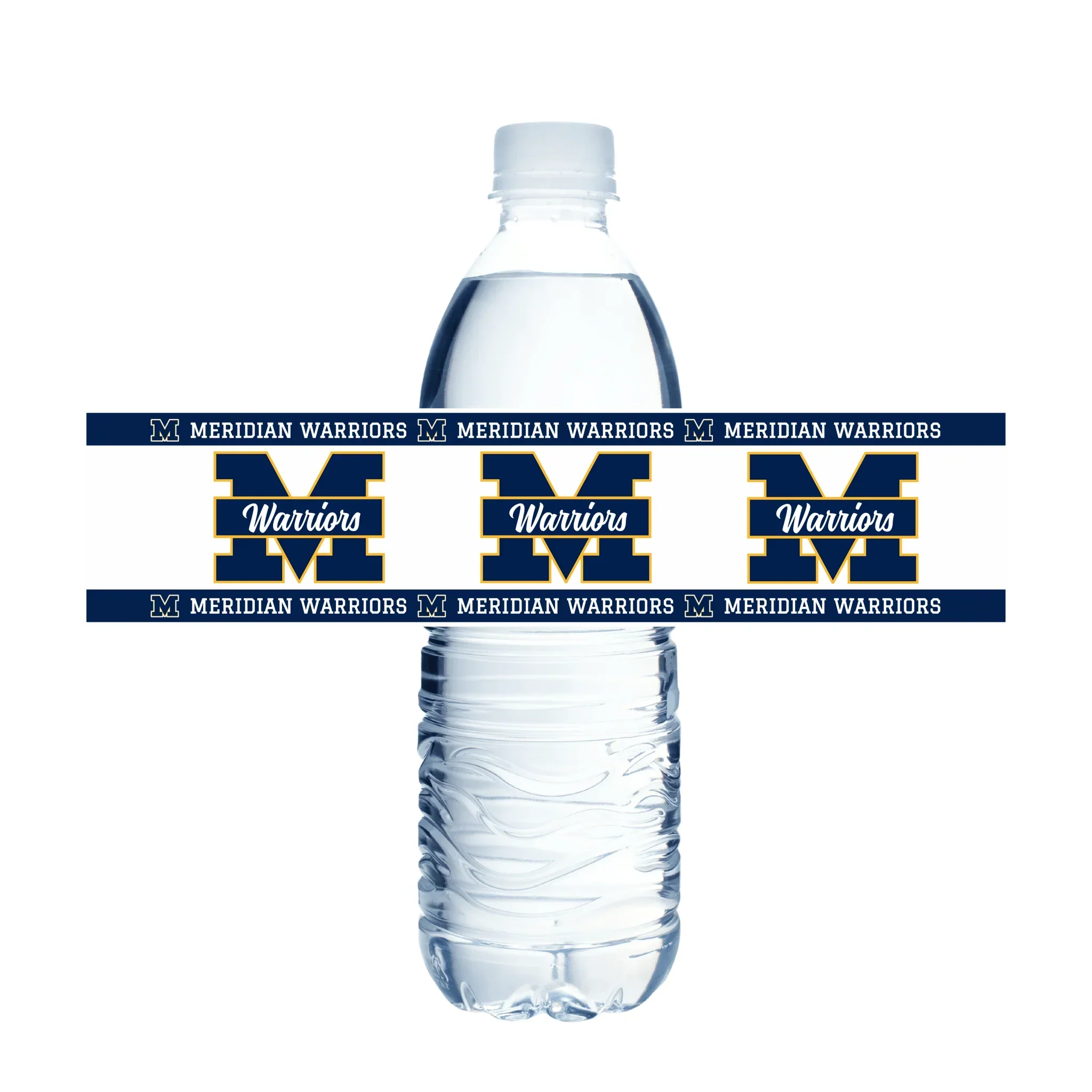 Meridian High School Water Bottle Labels | 12 ct