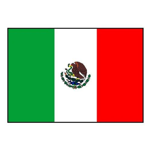 Mexico Flag with Stick 6" x 4" | 1 ct