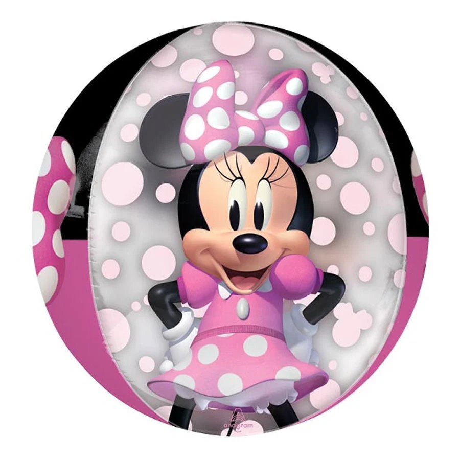 Minnie Mouse Forever Clear Orbz Balloon 15" | 1ct