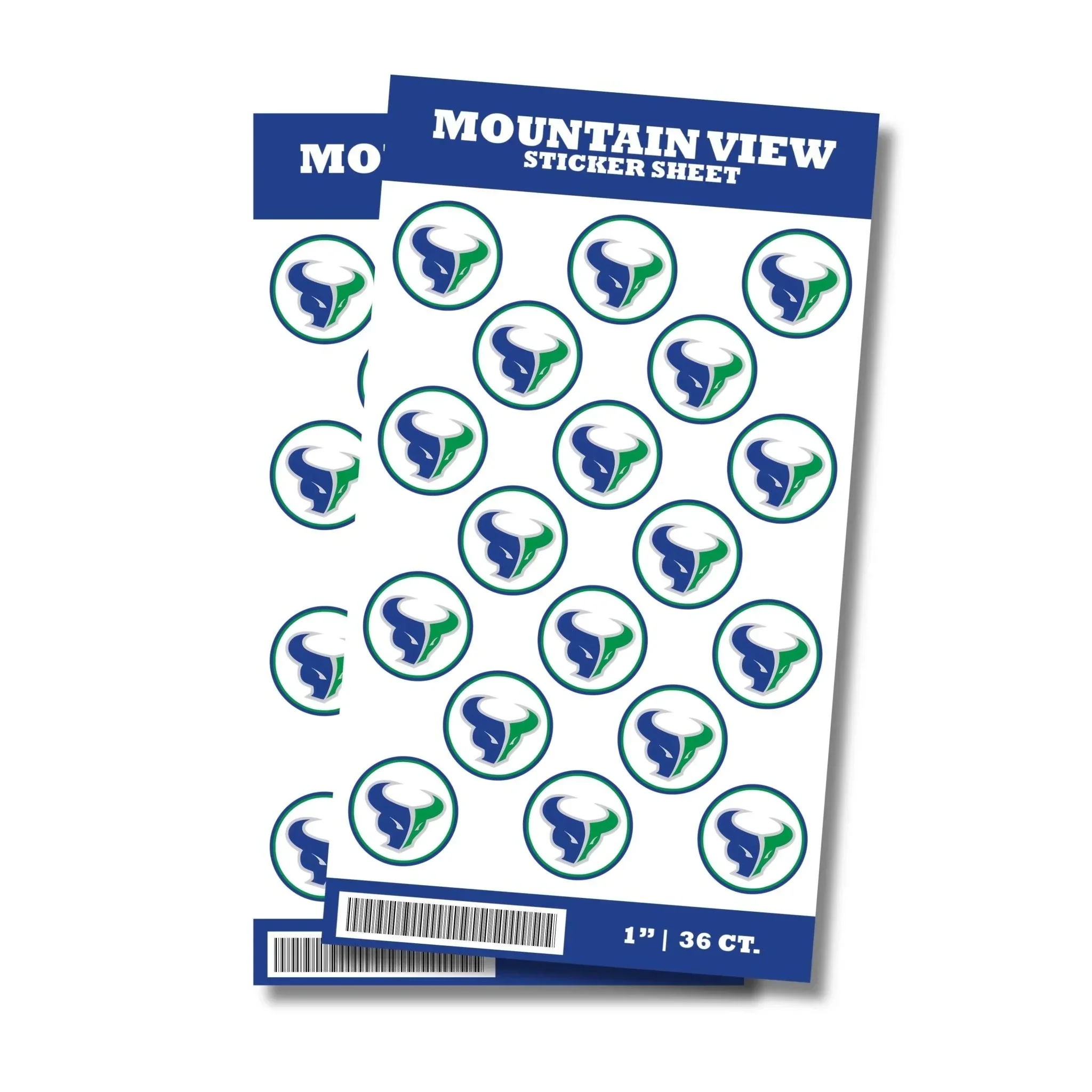 Mountain View, Idaho High School Sticker Seal 1" | 36 ct