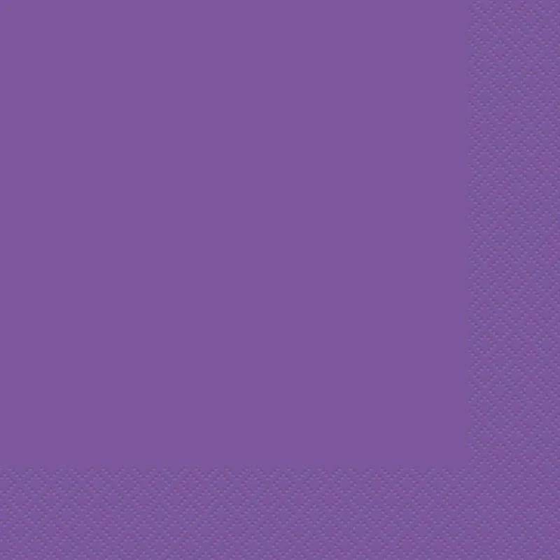 Neon Purple Beverage Napkins | 100ct