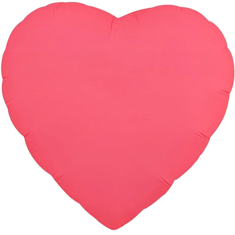 Neon Red Heart Mylar 18" | 1ct
