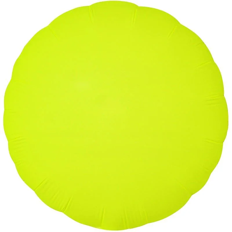 Neon Yellow Round Mylar 18" | 1ct