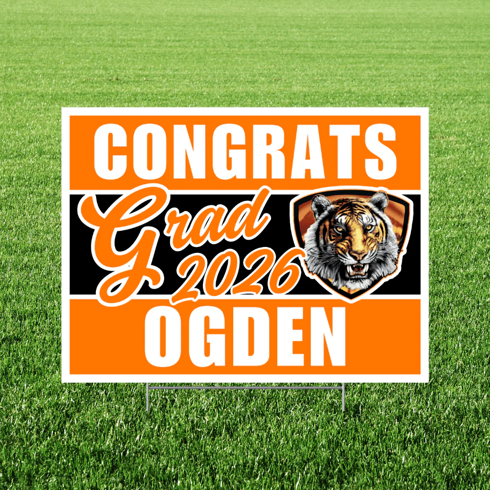 Ogden High School Grad Yard Sign 24" x 18" | 1 ct