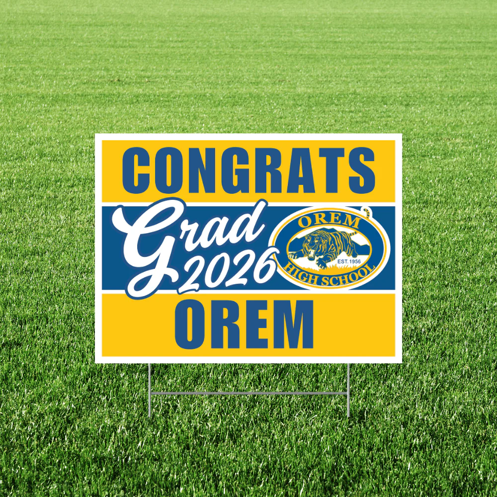 Orem High School Grad Yard Sign 24" x 18" | 1 ct