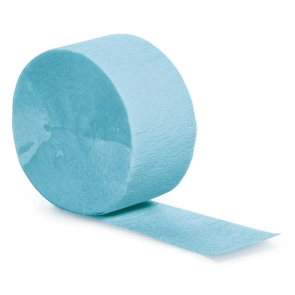 Pastel Blue Crepe Paper Streamer 81ft | 1ct