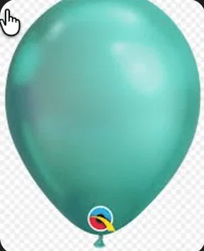 Deep Teal, Latex Single Balloon 11" | Does Not Include Helium