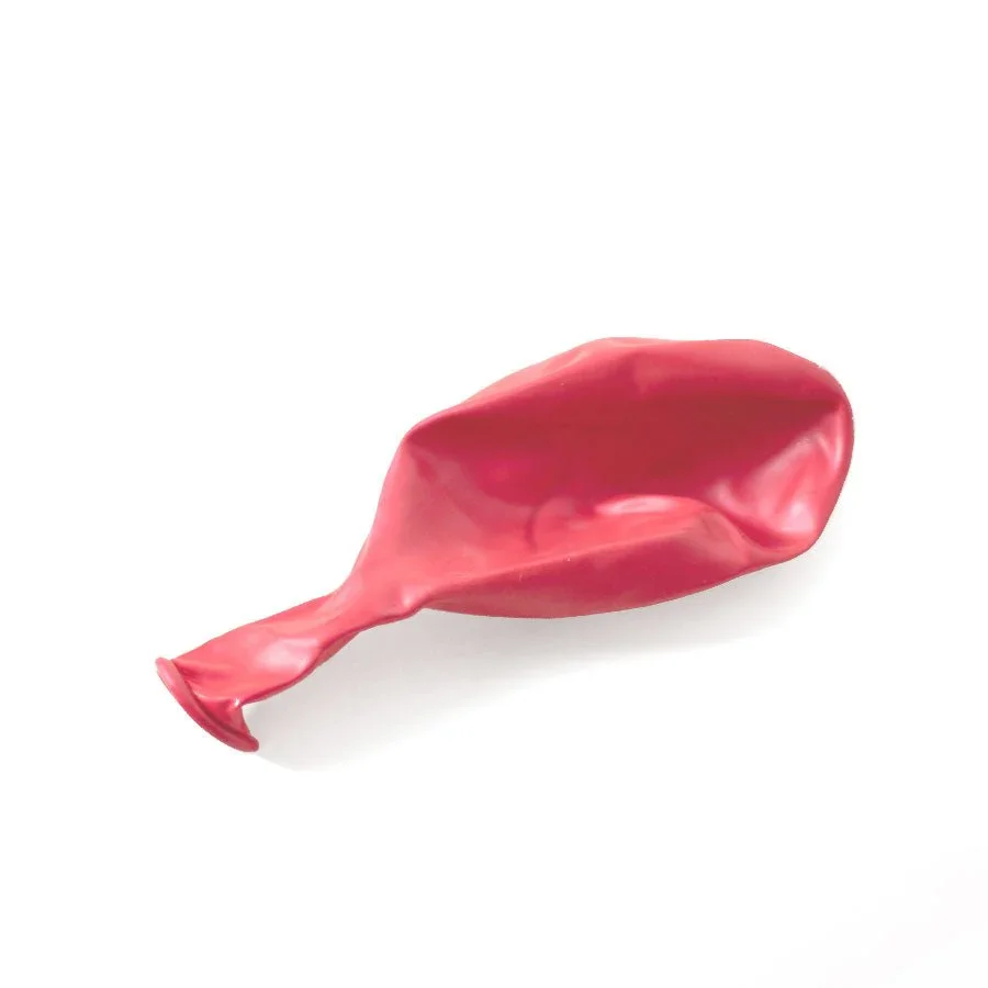 Metallic Red, 11" Latex Single Balloon | Does Not Include Helium