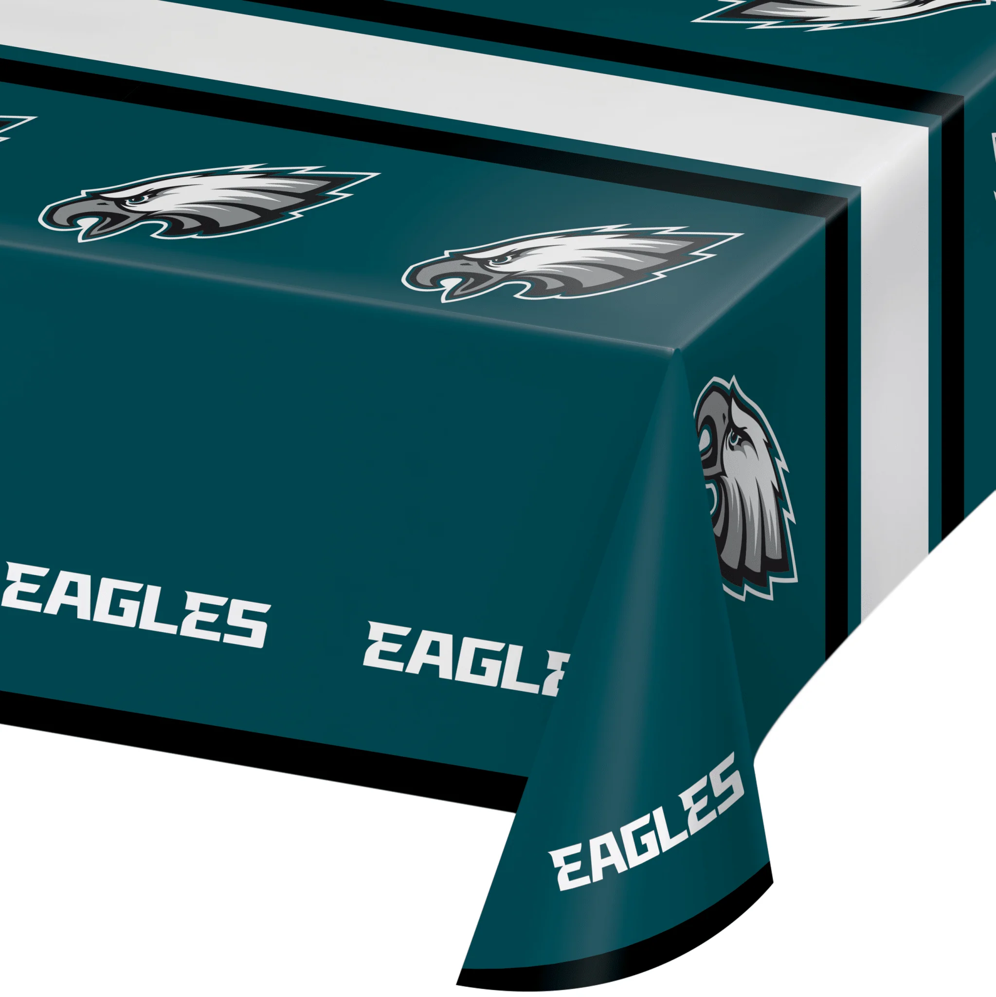 Philadelphia Eagles Plastic Tablecover – NFL Game Day Party Décor | 1ct