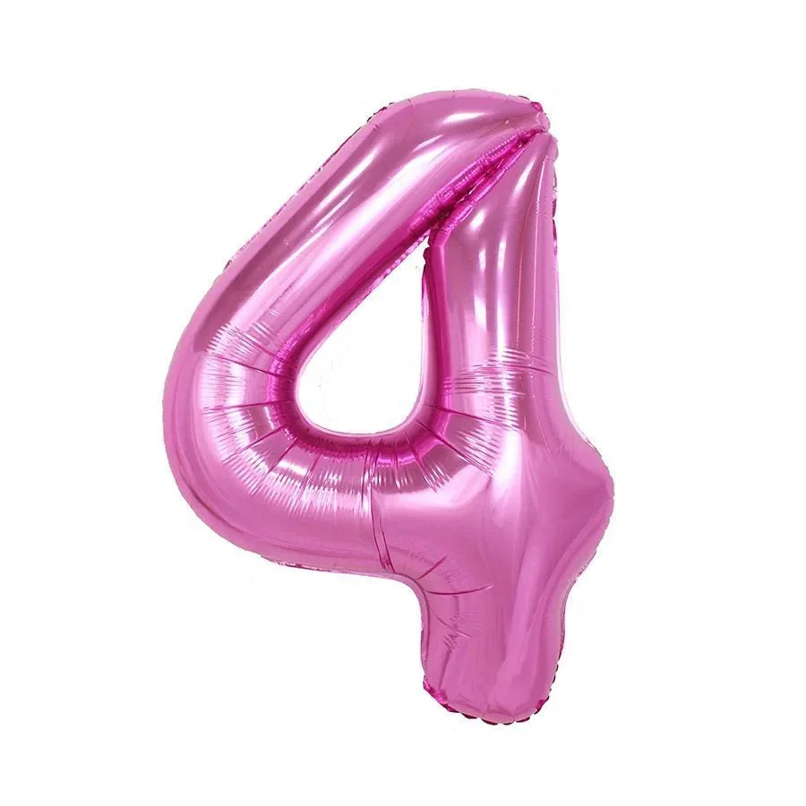Pink Jumbo Number Balloons 34" | 1 ct - Image 5