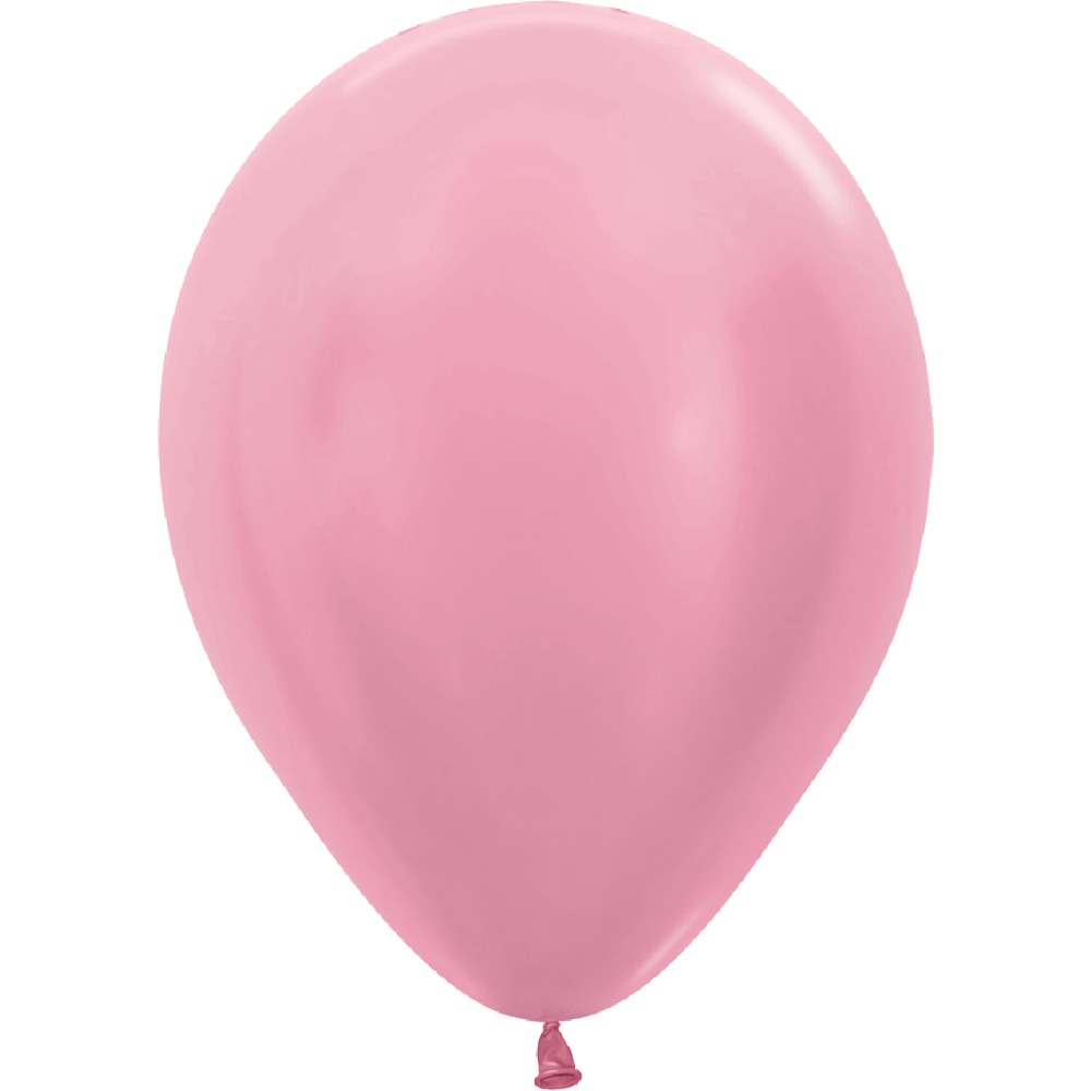 Bubble Gum Pink Latex Balloon w/ Helium & Hi-Float, 11" | 1 ct