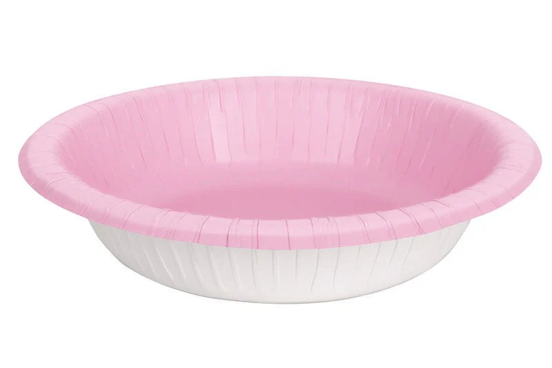 Pink & White Paper Bowls | 20ct