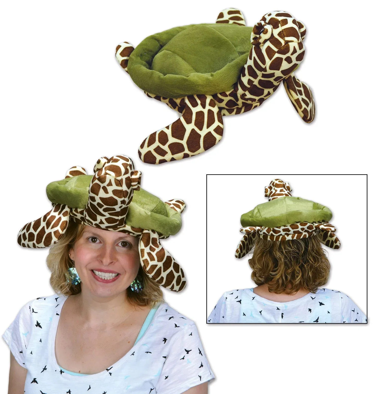 Plush Sea Turtle Hat | 1 ct
