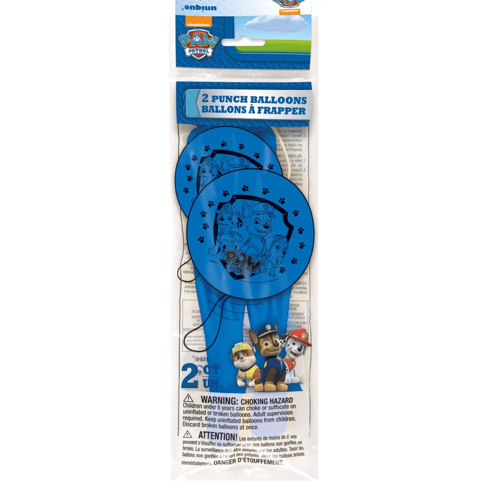 Paw Patrol Punch Balloons | 2ct