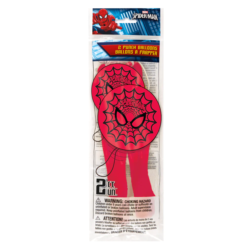 Spider-Man punch balloons | 2ct