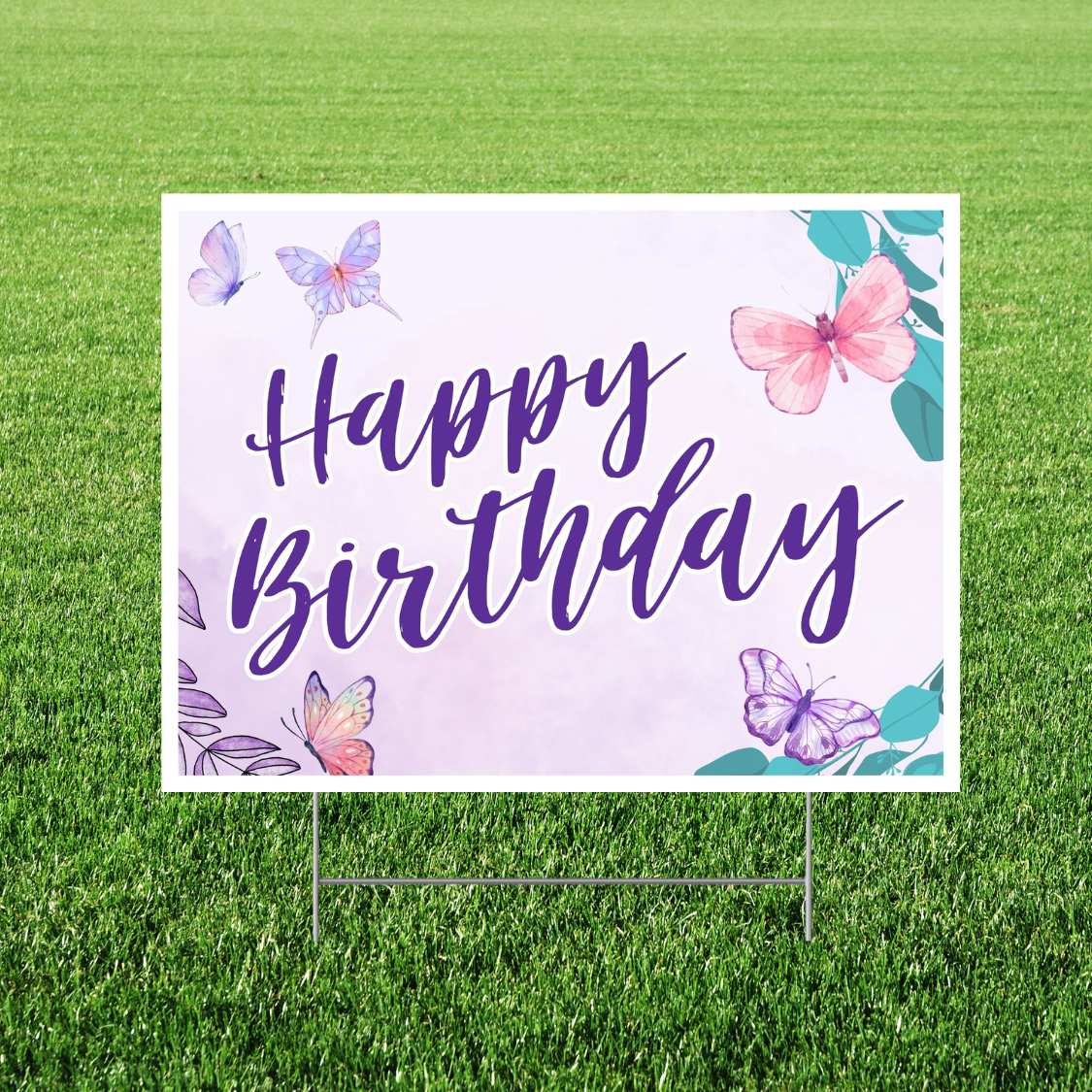 Print to order birthday yard signs 24"x18" | 1ct - Image 10