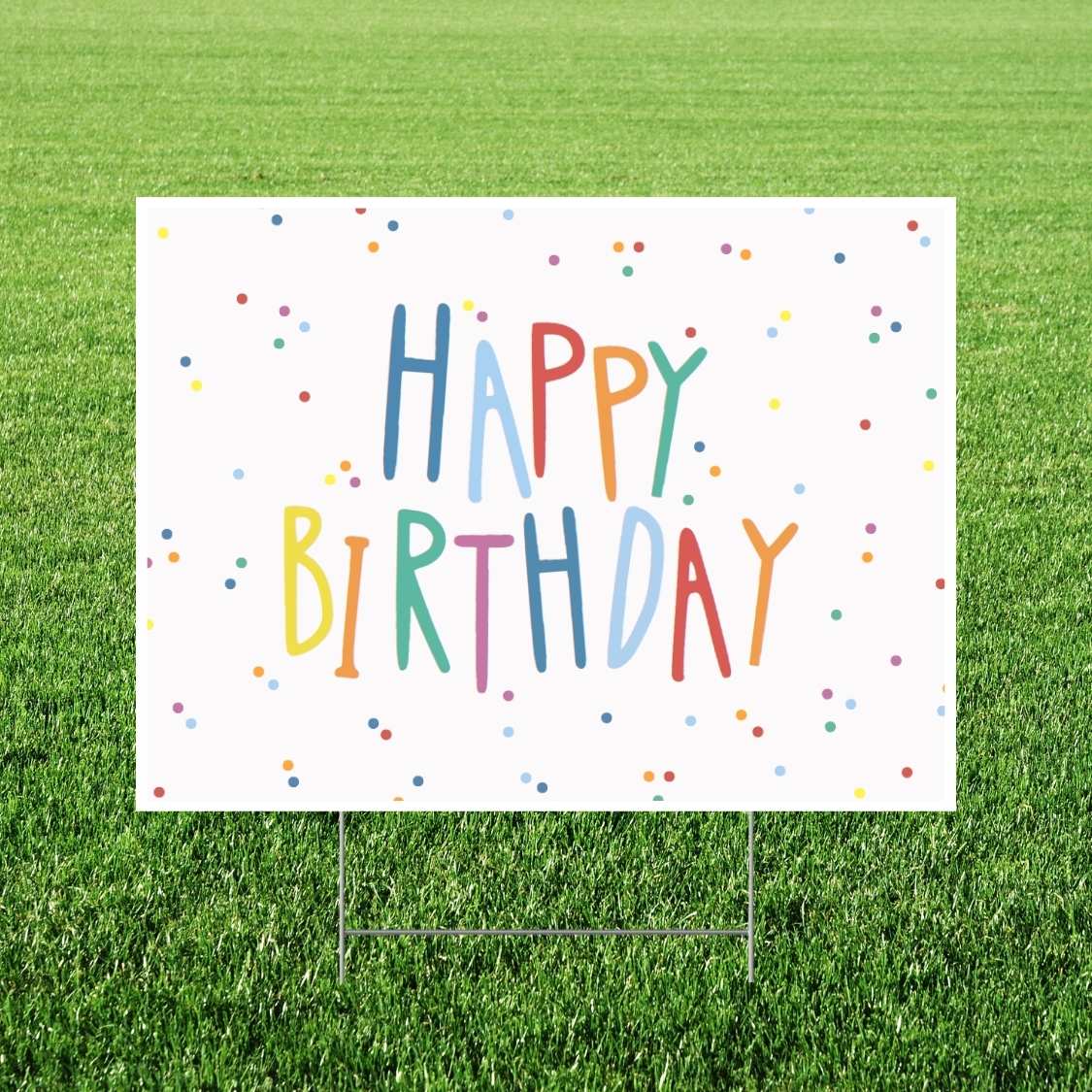 Print to order birthday yard signs 24"x18" | 1ct - Image 11