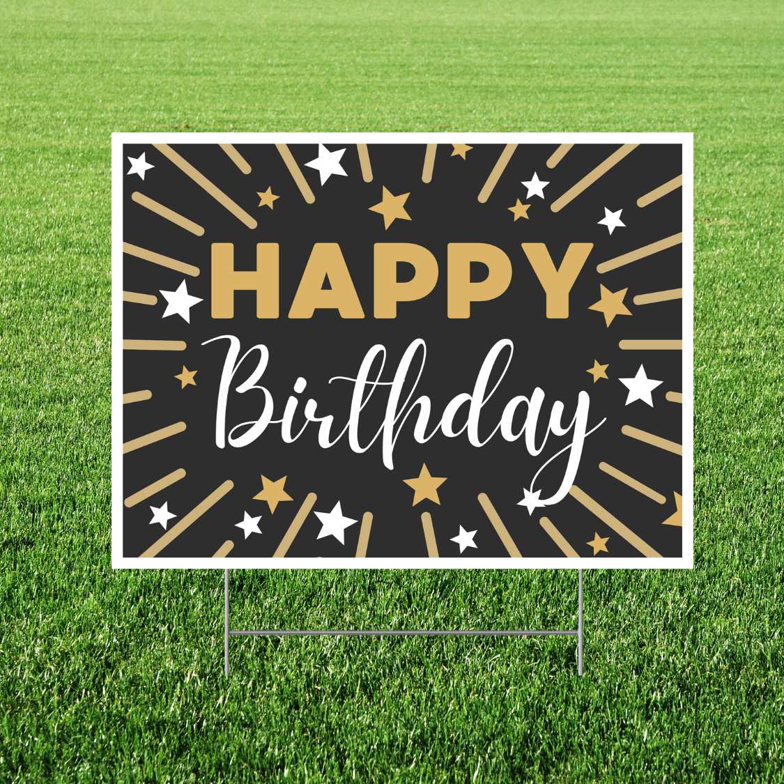 Print to order birthday yard signs 24"x18" | 1ct - Image 12