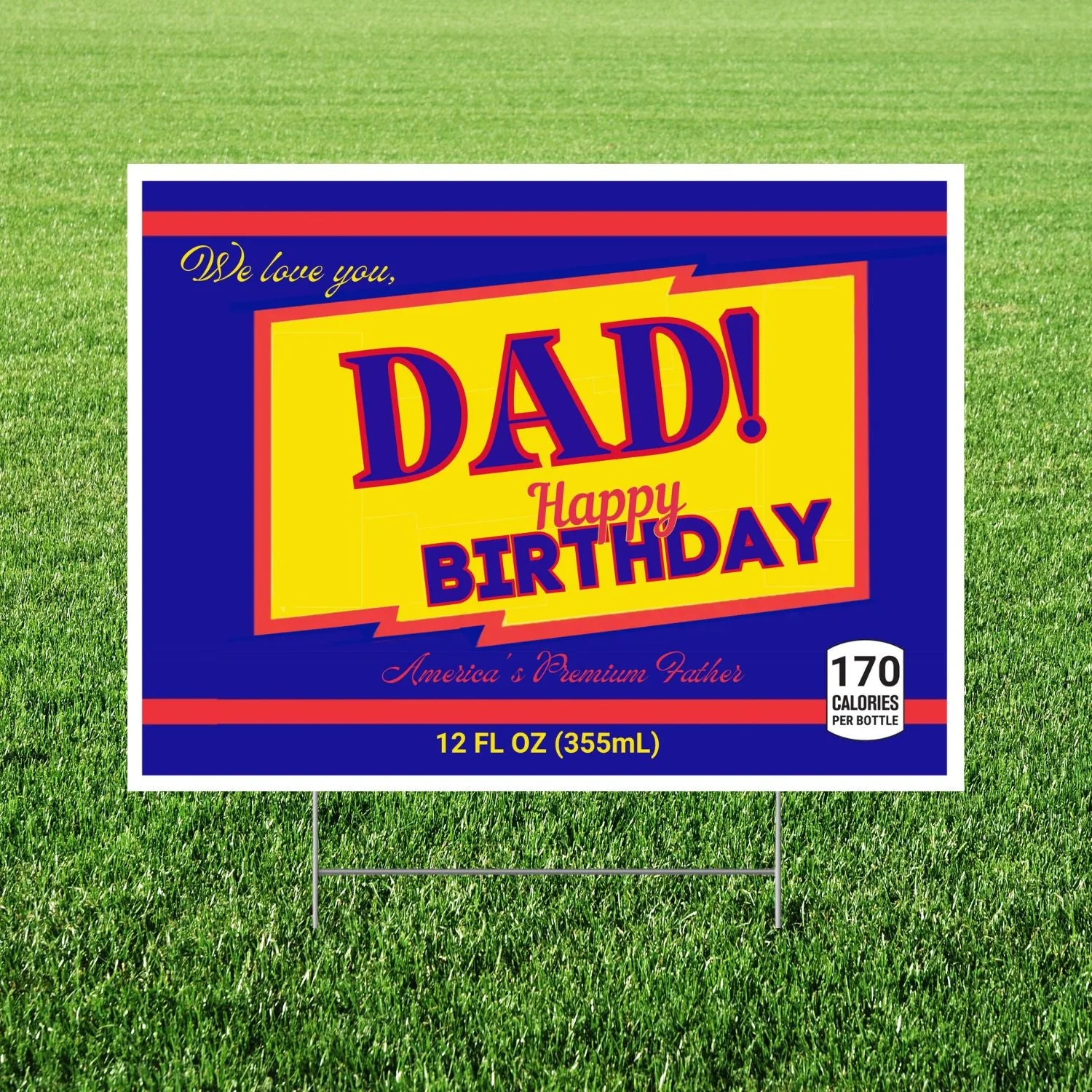Print to order birthday yard signs 24"x18" | 1ct - Image 5