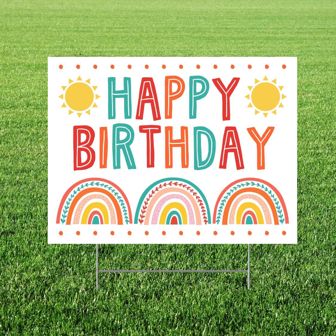 Print to order birthday yard signs 24"x18" | 1ct - Image 8