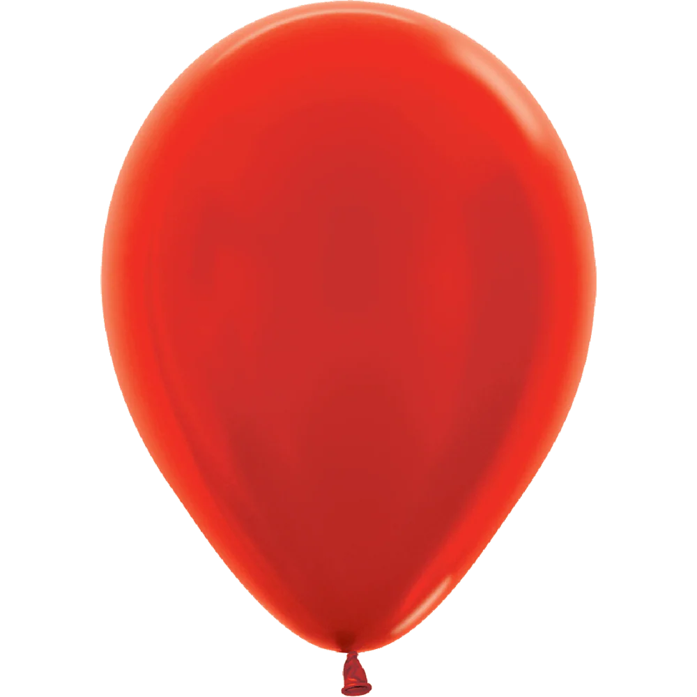 Reflex Crystal Red Latex Balloon w/ Helium & Hi-Float, 11" | 1 ct