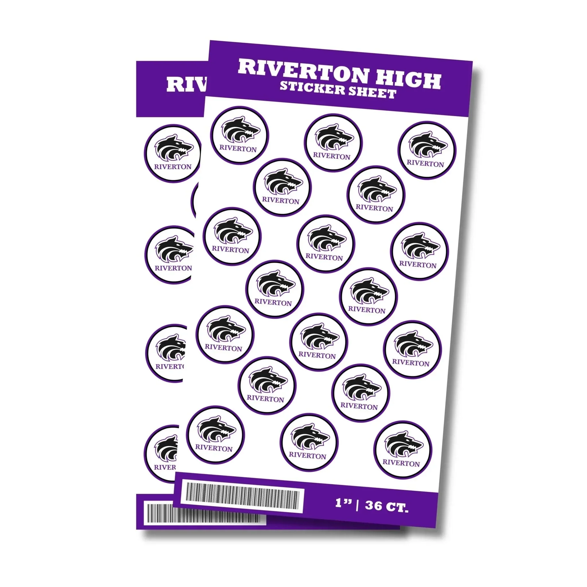 Riverton High School Sticker Seal 1" | 36 ct