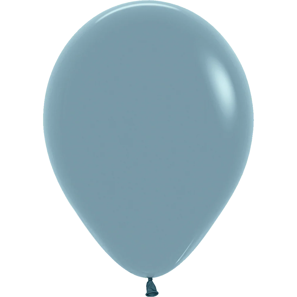 Dusk Blue Latex Balloon w/ Helium & Hi-Float, 11" | 1 ct