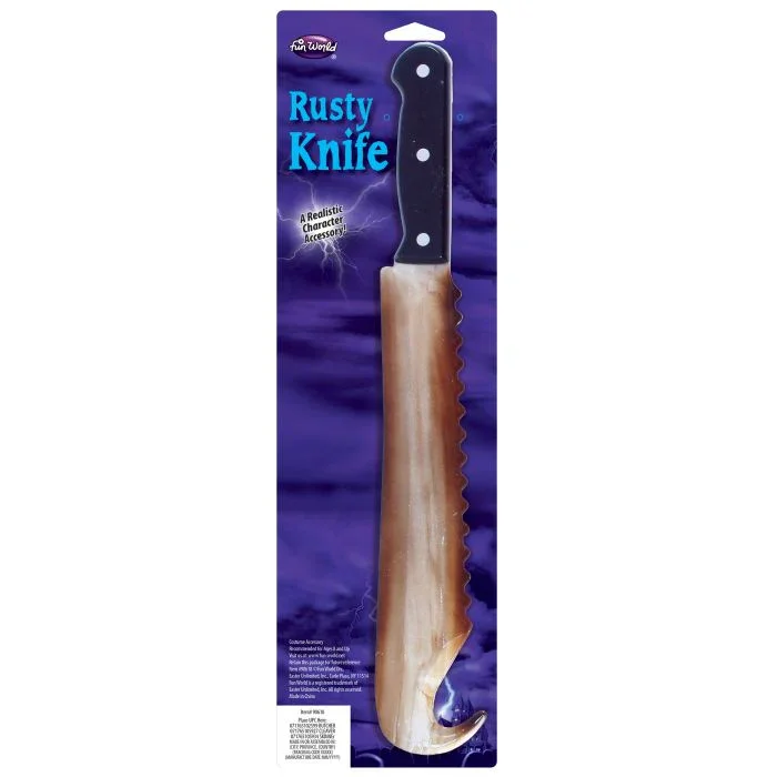 Rusty Butcher Skinner Knife 15” | 1 ct - Image 3