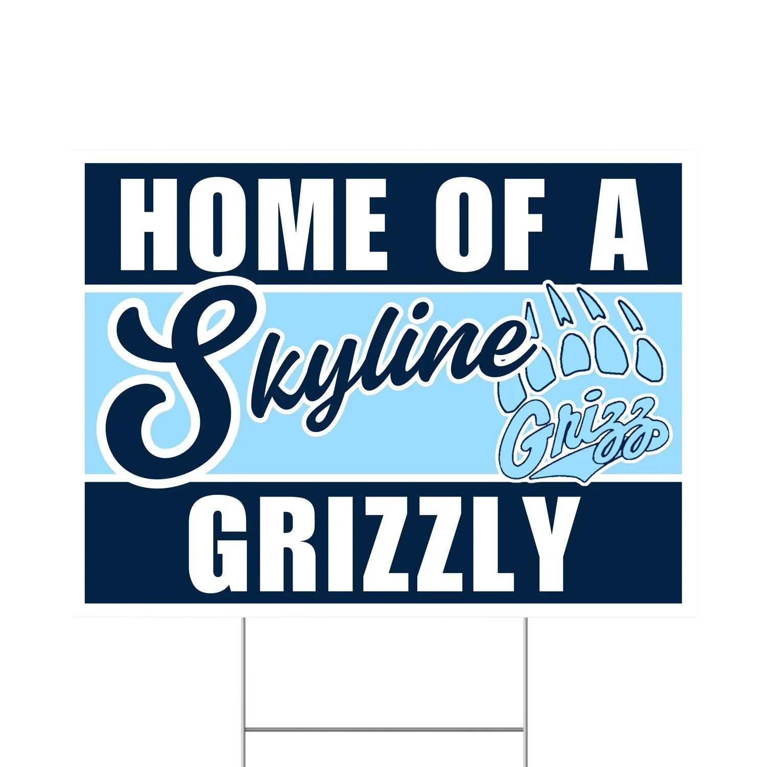 Skyline Idaho High School Spirit Yard Sign 24" x 18" | 1 ct