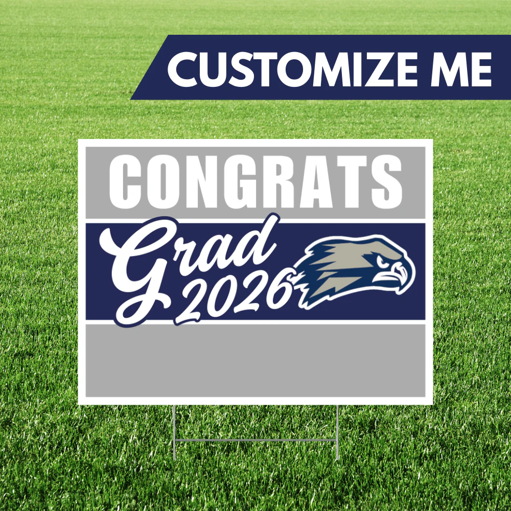 Skyview ID Custom Grad 2026 Yard Sign 18x24" | 1ct