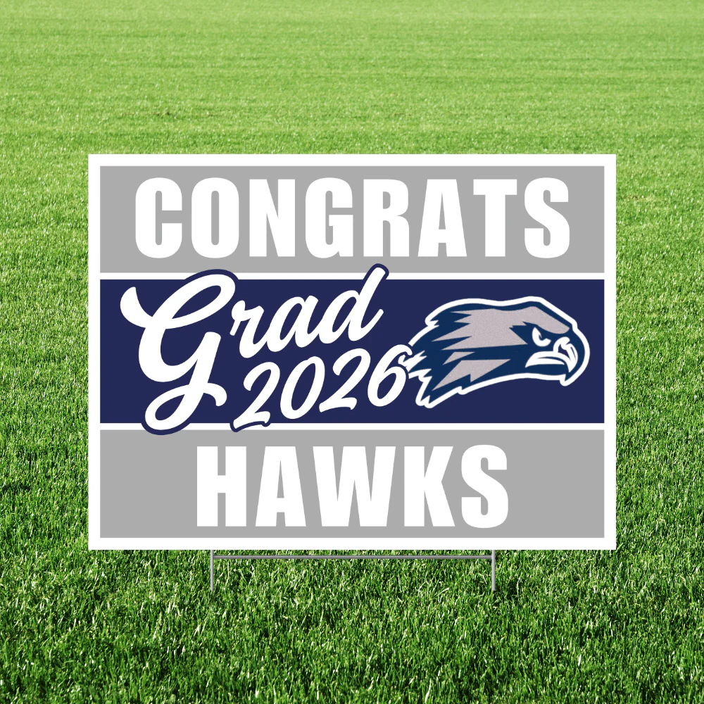 Skyview ID Grad Yard Sign 18x24" | 1ct