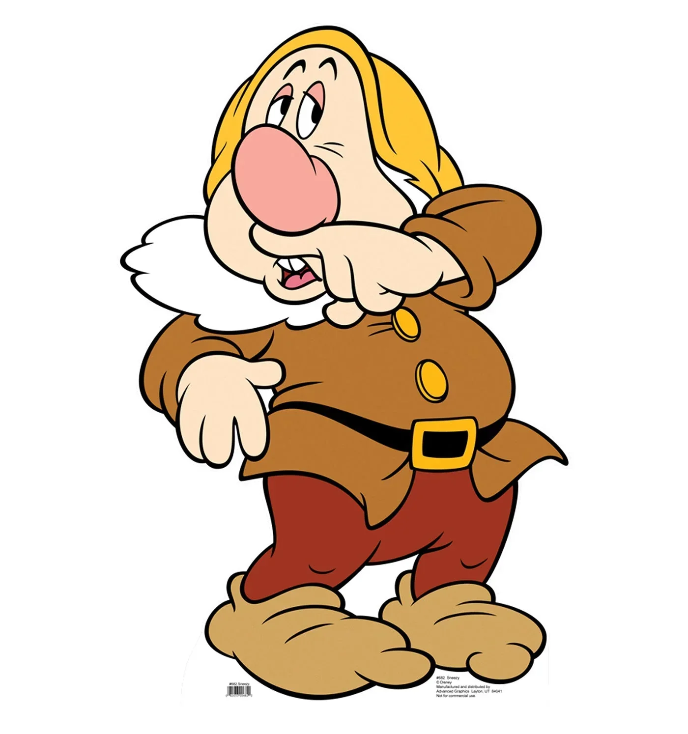 Sneezy Lifesize Standup *Made to order-please allow 10-14 days for processing*