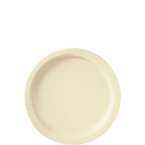 Vanilla Creme Dessert Paper Plates 6.75" | 20ct