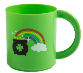 St. Patrick's Day Reusable Plastic Mugs
