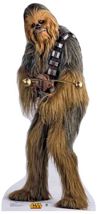 Life-size Chewbacca Star Wars Cardboard Cutout *Made to order-please allow 10-14 days for processing*