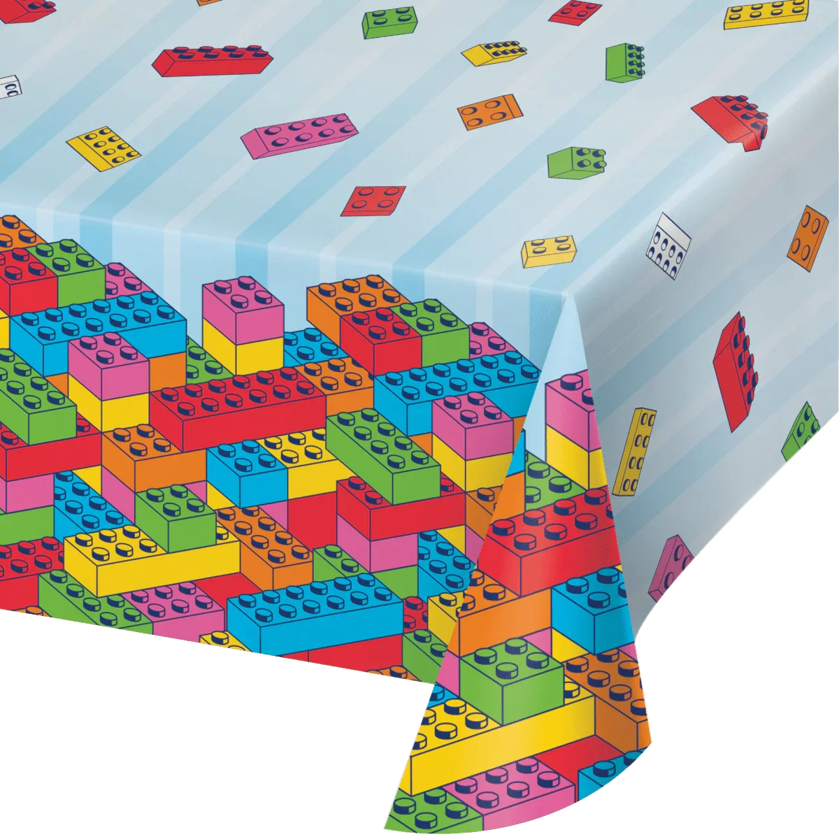 Block Bash Paper Tablecover 96"x54" | 1 ct