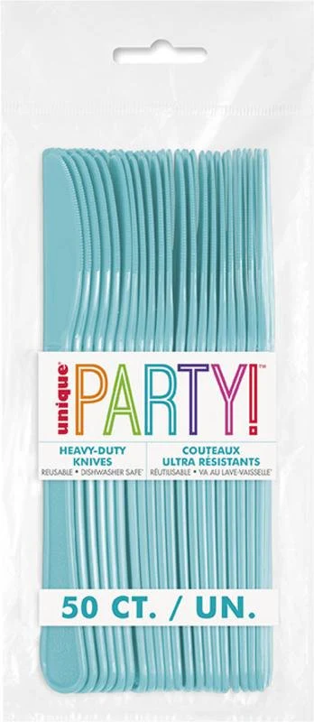 Teal Heavy-Duty Plastic | 50 Count