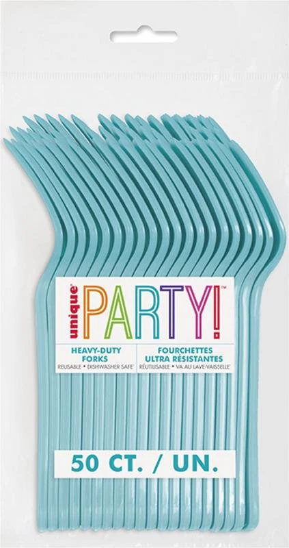 Teal Heavy-Duty Plastic | 50ct