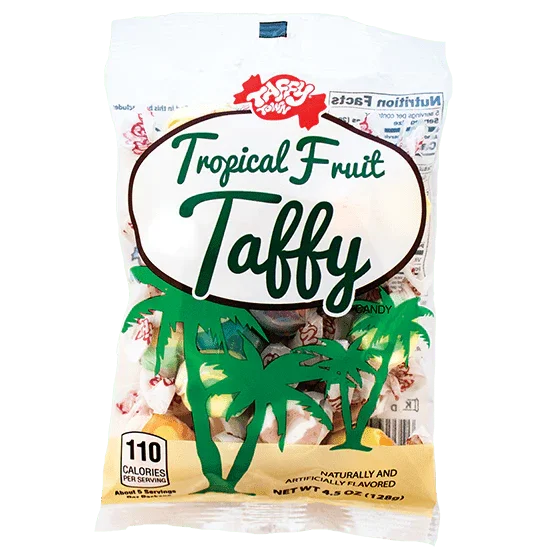 Tropical Fruit Mix Salt Water Taffy 4.5oz | 1 ct