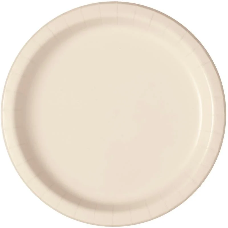 Vanilla Cream Paper Plate |50ct |9in