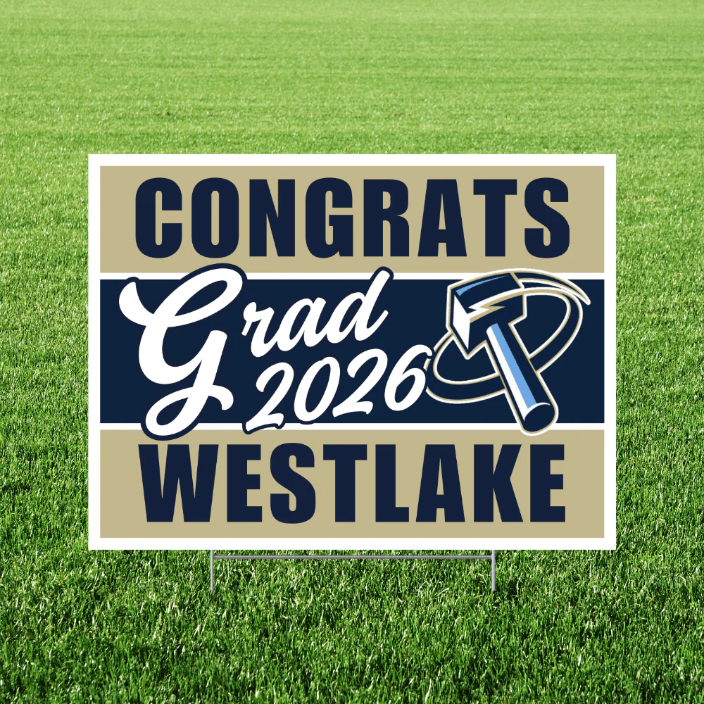 Westlake High School Grad Yard Sign 24" x 18" | 1 ct