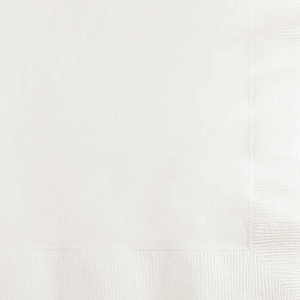 White 2ply Beverage Napkins 50 | ct